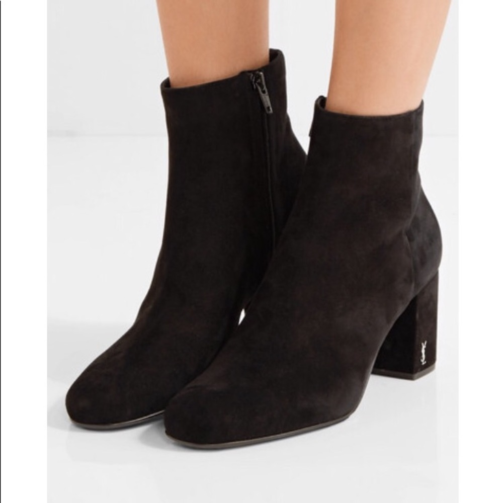 Saint Laurent Babies Suede Bootie